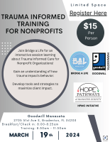 Trauma Informed Care for  Nonprofit Organizations
